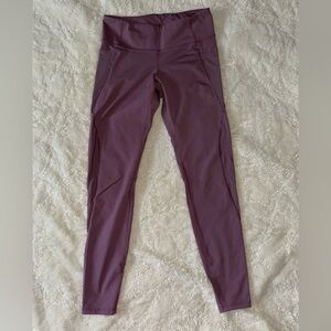 Purple High-Waisted Leggings